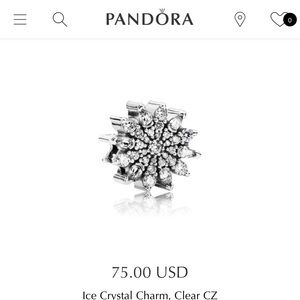 Pandora Ice Crystal Charm